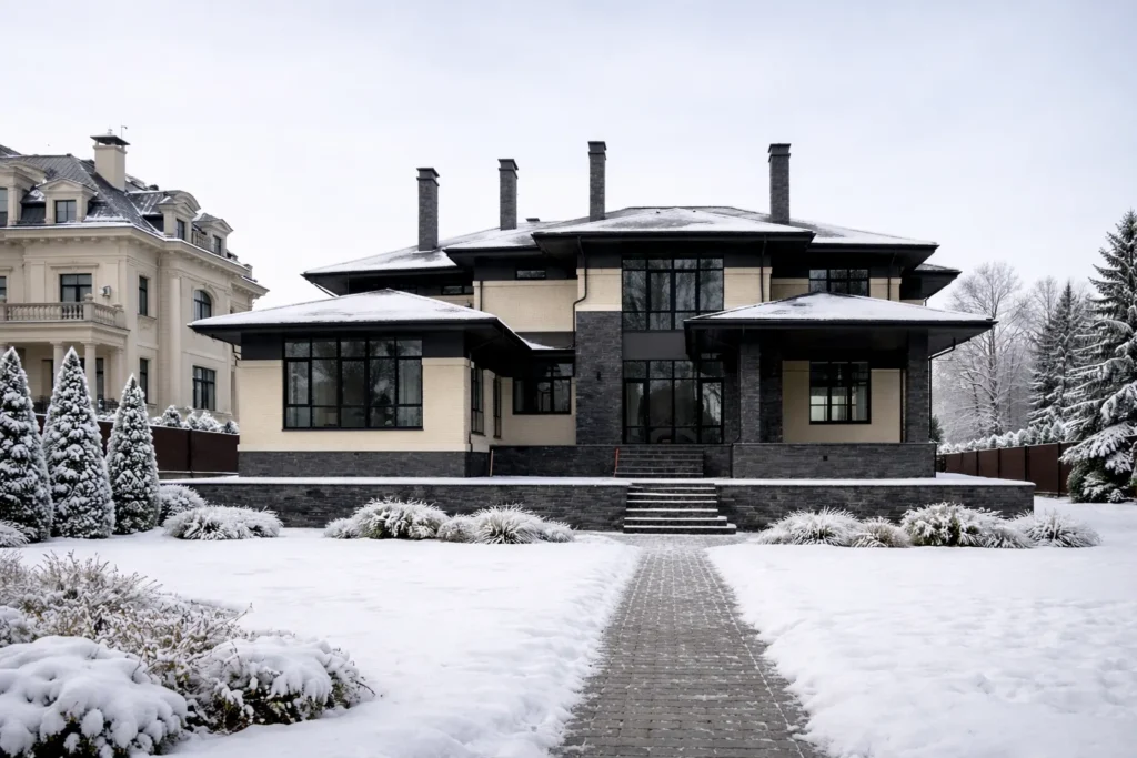 Дом КП "Миллениум парк" Дом 550 м² в КП «Миллениум Парк» после ремонта — общий вид